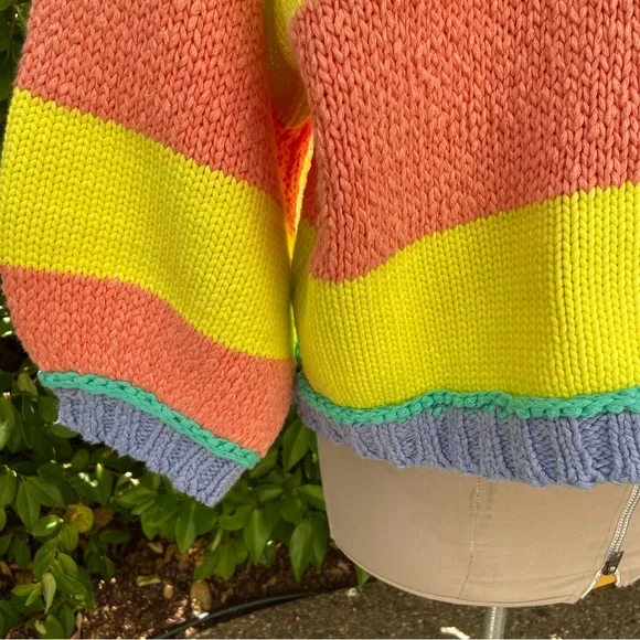 Free People Beach Ball Chic Pullover Oversized Knit Sweater - Picture 8 of 10